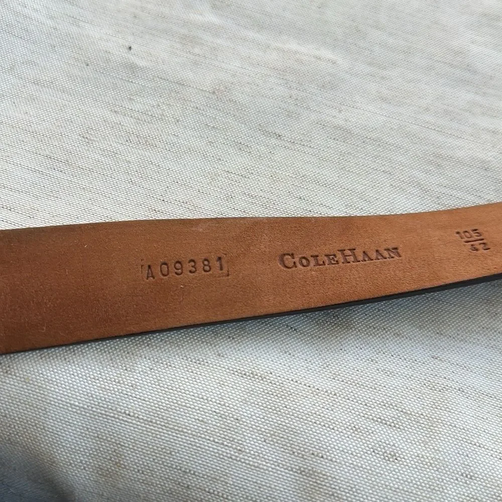 Cole Haan Brown Leather Men’s Belt 42